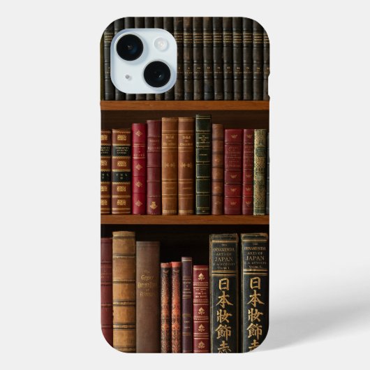 アンティークブックブック愛好家 Case-Mate iPhoneケース (裏面)