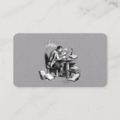 アンティークブックライター作家名刺 名刺 (正面)