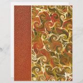 アンティークブック華美旋回スクラップブック紙 (正面/裏面)