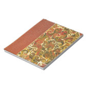 アンティークブック華美旋回スクラップブック紙 ノートパッド (回転)