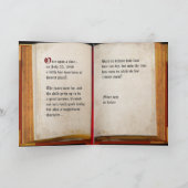 アンティークブック（カスタマイズ可能）カード カード (内部)