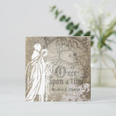 アンティークブラウンダマスクワンスアアタイム招待状 招待状 (スタンド正面)