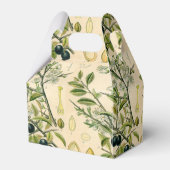 アンティークブラックソーンボタニカルプリントフラワーベリー フェイバーボックス (裏面サイド)