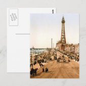 アンティークブラックプールブリティッシュシーサイド ポストカード (正面/裏面)