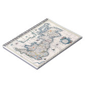 アンティークブリタニアマップノート ノートブック (左側)