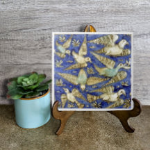 アンティークブルーシーバーズガルペリカンシーガル