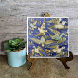 アンティークブルーシーバーズガルペリカンシーガル タイル