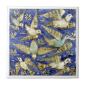 アンティークブルーシーバーズガルペリカンシーガル タイル (正面)