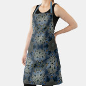 アンティークブルーデイジーフローラ エプロン (インサイチュ)