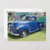 アンティークブルートラック ポストカード (正面/裏面)