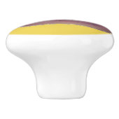 アンティークブルーパティナトラック セラミックノブ (側面)