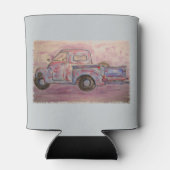 アンティークブルーパティナトラック 缶クーラー (裏面)