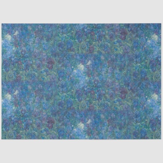 アンティークブルーパープルアイリスオールドマスターズ 薄葉紙 (正面)