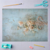 アンティークブルーロマンスデザインシリーズ13 薄葉紙 (クラフト)