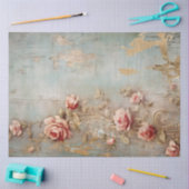 アンティークブルーロマンスデザインシリーズ14 薄葉紙 (クラフト)