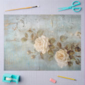 アンティークブルーロマンスデザインシリーズ1 薄葉紙 (クラフト)