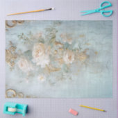 アンティークブルーロマンスデザインシリーズ20 薄葉紙 (クラフト)