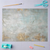 アンティークブルーロマンスデザインシリーズ4 薄葉紙 (クラフト)