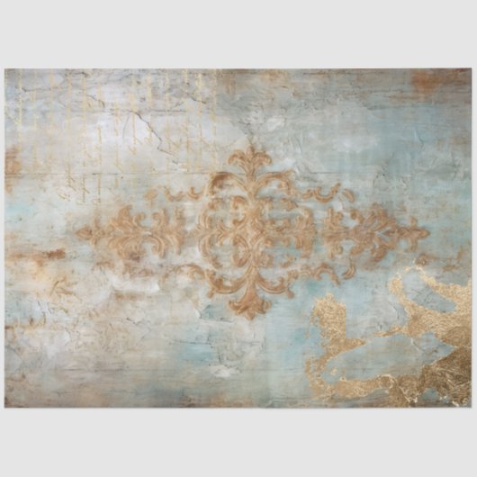 アンティークブルーロマンスデザインシリーズ7 薄葉紙 (正面)