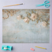 アンティークブルーロマンスデザインシリーズ9 薄葉紙 (クラフト)