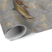 アンティークブロンズベルオンスチールグレー ラッピングペーパー (ロールコーナー)