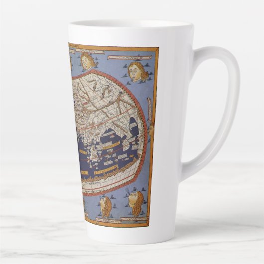 アンティークプトレマイオス世界地図,アルンシュイムのヨハネス カフェラテマグ (右)