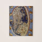 アンティークプトレマイオス世界地図,アルンシュイムのヨハネス ジグソーパズル (縦)