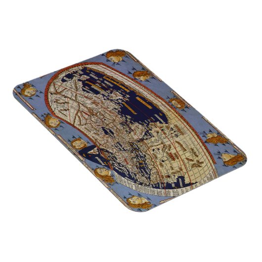 アンティークプトレマイオス世界地図,アルンシュイムのヨハネス マグネット (右側)