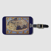 アンティークプトレマイオス世界地図,アルンシュイムのヨハネス ラゲッジタグ (正面横)