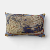 アンティークプトレマイオス世界地図,アルンシュイムのヨハネス ランバークッション (裏面)