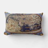 アンティークプトレマイオス世界地図,アルンシュイムのヨハネス ランバークッション (正面)