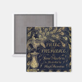 アンティークプライドと偏見ピーコック版カバー マグネット (正面/裏面)