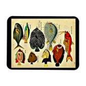 アンティークプリント マグネット (横)