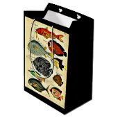 アンティークプリント ミディアムペーパーバッグ (裏面アングル)