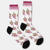 アンティークプレート&カフェオレイトボルトソックス | さくらんぼ ソックス (右)