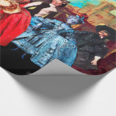 アンティークベネチアンパペッツマスカレードパーティー ラッピングペーパー (角)