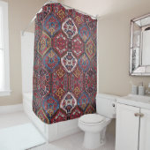 アンティークペルシアのオリエンタルラグデザイン シャワーカーテン (インサイチュ)