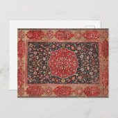アンティークペルシアのラグ動揺してヴィンテージアートパターン ポストカード (正面/裏面)