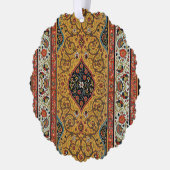 アンティークペルシアカーペットエレガントデザイン オーナメントカード (左)