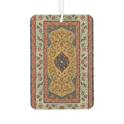 アンティークペルシアカーペットエレガントデザイン カーエアーフレッシュナー (裏面)