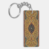 アンティークペルシアカーペットエレガントデザイン キーホルダー (正面左)