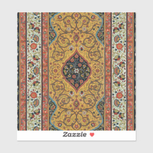 アンティークペルシアカーペットエレガントデザイン シール