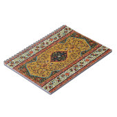 アンティークペルシアカーペットエレガントデザイン ノートブック (左側)