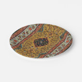 アンティークペルシアカーペットエレガントデザイン ペーパープレート (アングル)