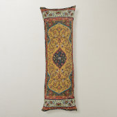 アンティークペルシアカーペットエレガントデザイン ボディピロー (裏面 (縦))