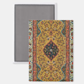 アンティークペルシアカーペットエレガントデザイン マグネット (正面/裏面)