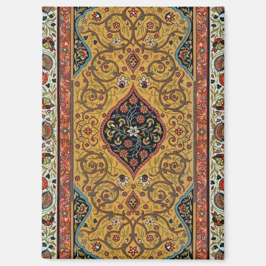 アンティークペルシアカーペットエレガントデザイン マグネット (正面)