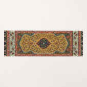 アンティークペルシアカーペットエレガントデザイン ヨガマット (正面(横))