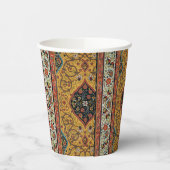 アンティークペルシアカーペットエレガントデザイン 紙コップ (左)