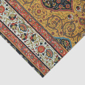 アンティークペルシアカーペットエレガントデザイン 薄葉紙 (詳細)